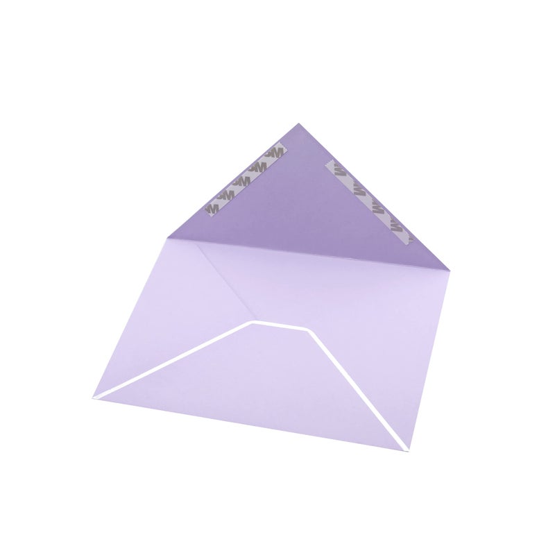 CHRIZ.Z A7 Envelopes - V Flap Foil Border Luxury Mailing Envelopes for 5"" x 7"" Cards - for Wedding, Invitations, Baby Shower, Photos, Graduation, Birthday, Bridal Shower - 5.25"" x 7.25"" (Lavendar, 25 Pack) - Image 4